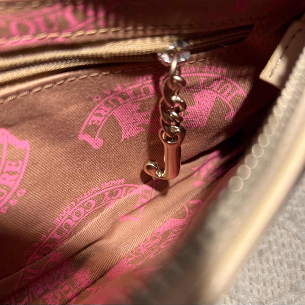 Vintage Iconic Y2K Juicy Couture Velour Baguette Little Bag Purse - Picture 8 of 11